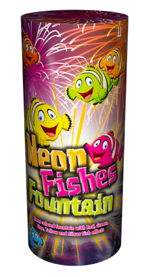 Broekhoff Fireworks Neon Fishes Fountain - BF001 BUY ONE GET ONE FREE