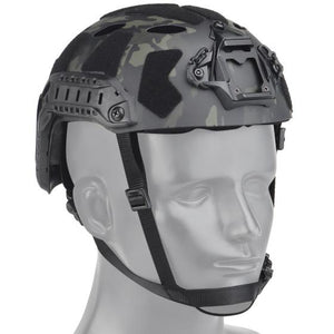 Nuprol Fast Railed SF Air Helmet Black Camo - NPH002