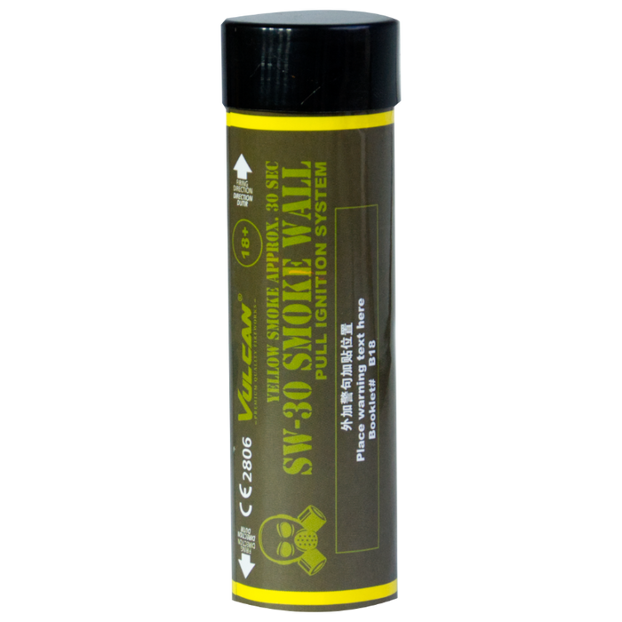 Vulcan Fireworks Tactical Smoke Yellow ( TWIN VENT ) -80048