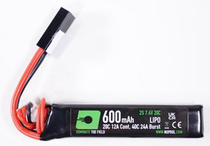 Nuprol NP Power 600MAH 7.4V 20C LIPO Stick Type - FB160