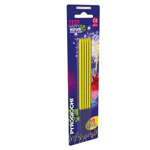Trafalgar 15.5cm Bright Yellow Sparklers ( 10 ) - SP41124