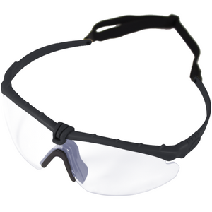 Nuprol Battle Pro  ( Black - Clear ) Protective Eyewear - 6042-BKCL