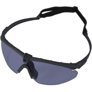 Nuprol Battle Pro  ( Black - Smoked ) Protective Eyewear - 6042-BKSM