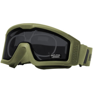 Nuprol Battle Visor RX Thermal Green/Smoked Protective Eyewear -6044D-GNSM-OPT