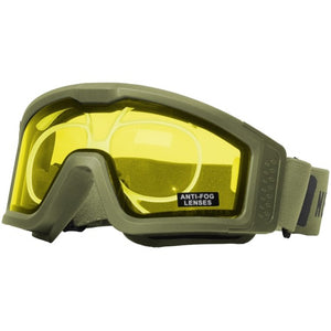 Nuprol Battle Visor RX Thermal Green/Yellow Protective Eyewear -6044D-GNYE-OPT
