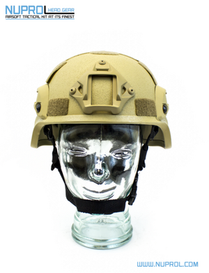 Nuprol Mich 2000 Railed Helmet Tan - NPH015