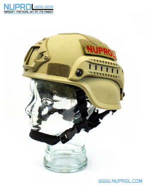 Nuprol Mich 2000 Railed Helmet Tan - NPH015