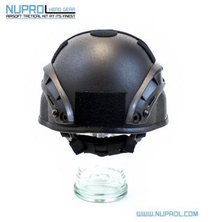 Nuprol Mich 2000 Railed Helmet Black - NPH012