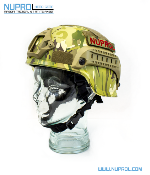 Nuprol Mich 2000 Railed Helmet Camo - NPH014