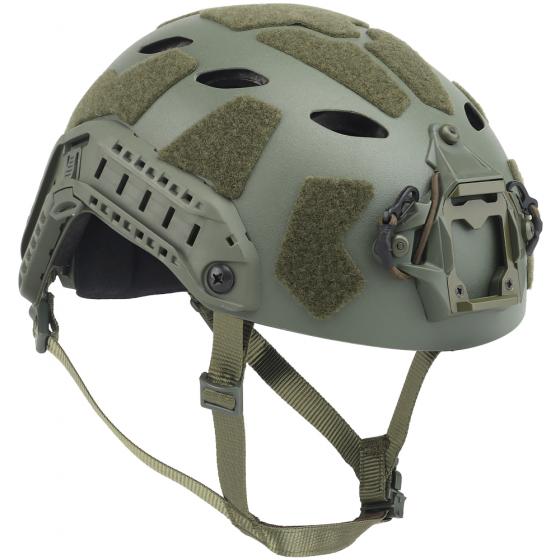 Nuprol Fast Railed SF Air Helmet Green - NPH004
