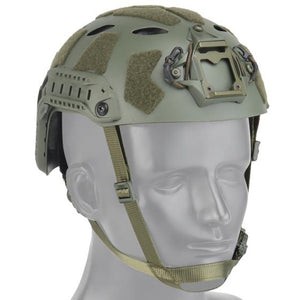 Nuprol Fast Railed SF Air Helmet Green - NPH004