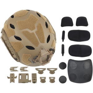 Nuprol Fast Railed SF Air Helmet Tan - NPH006