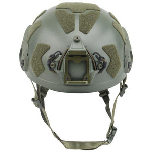 Nuprol Fast Railed SF Solid Helmet Green - NPH008