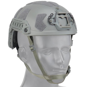 Nuprol Fast Railed SF Solid Helmet Grey - NPH009