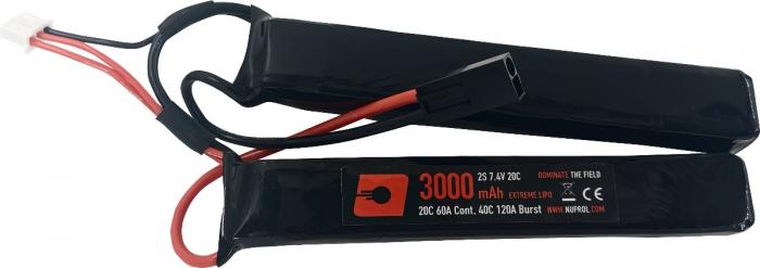 Nuprol NP Power 3000MAH 7.4V 20C LIPO Nun-Chuck - FB174