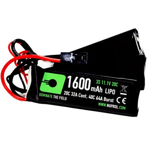Nuprol LI-PO 1600 MAH 11.1V 20C Small Tamiya - 8199