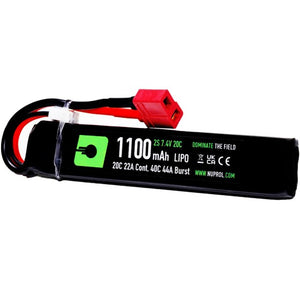 Nuprol LI-PO STK 1100 MAH 7.4V 20C  Deans - 8127