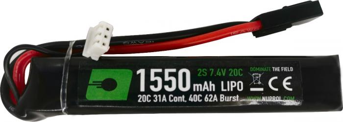 Nuprol NP Power 1550MAH 7.4V 20C LIPO Stick Type - FB168