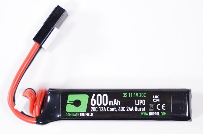 Nuprol NP Power 600MAH 11.1V 20C LIPO Stick - FB176