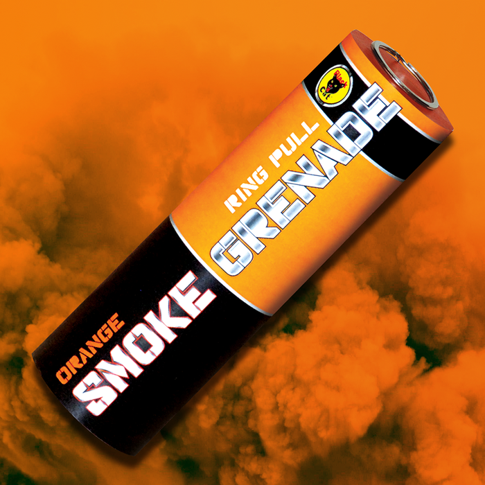 Black Cat Orange Smoke Grenade-84047