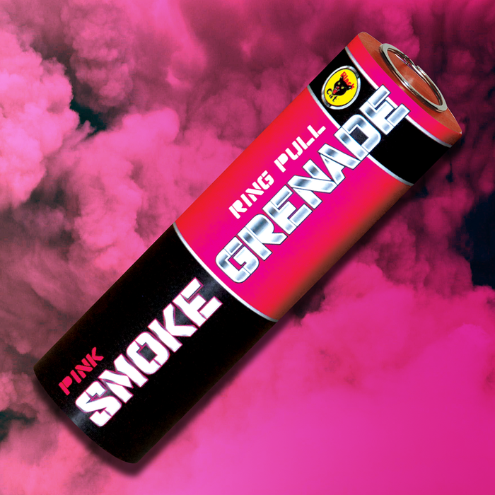 Black Cat Pink Smoke Grenade-84047
