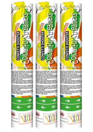 Vulcan Confetti Shooter 30cm - Colourful - 96708