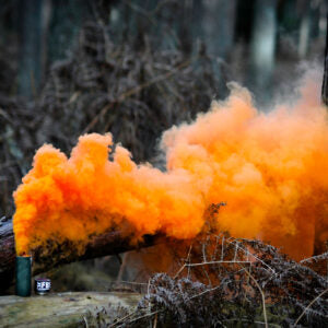 Flash Bang Smoke Dual Vent ( Orange Smoke ) FB014