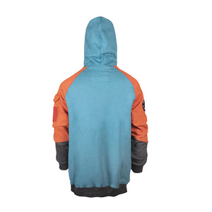 Enola Gaye Field Marshall Blue/Orange Hoodie - EGH005