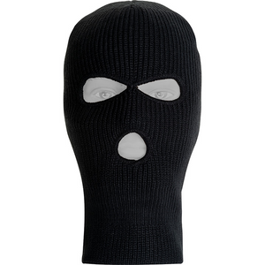 Viper Thinsulate 3 hole Black balaclava- VB009