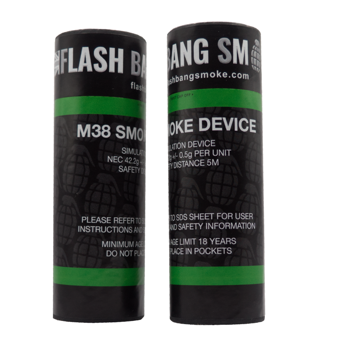 Flash Bang Smoke Single Vent ( Green Smoke ) Friction device FB021