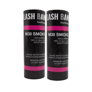 Flash Bang Smoke Single Vent ( Pink Smoke ) Friction device FB023