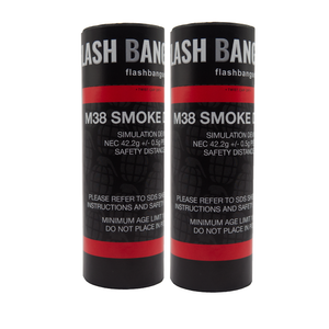 Flash Bang Smoke Single Vent ( Red Smoke ) Friction device FB024