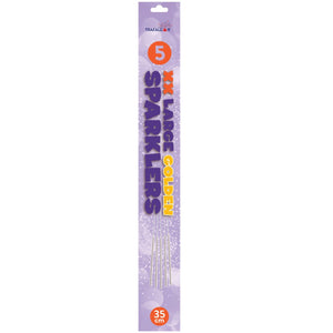 Trafalgar 35cm XXL Large Golden Sparklers - SP0424