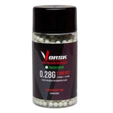 Vorsk 1100 rnd 0.28 Green Tracer BBs - VCP-BB-028TG-1100