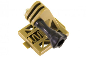 Nuprol Action Cam Helmet Mount Tan- NPH101