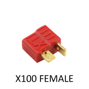 Nuprol Deans T- Connector Pack F ( 100 ) - NPA-TCON-F100