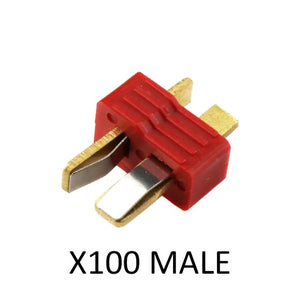 Nuprol Deans T- Connector Pack M ( 100 ) - NPA-TCON-M100