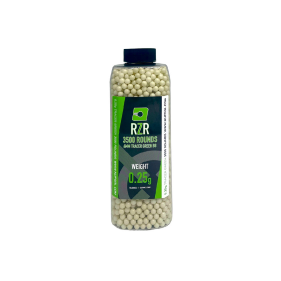 Nuprol RZR 3500rnd 0,25g Green Tracer - RZR008