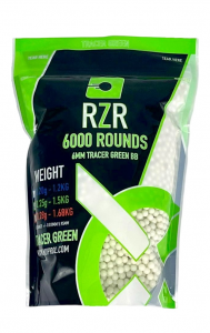 Nuprol RZR 6000 Rnd Bag 0.25G Green Tracer BBs FB133