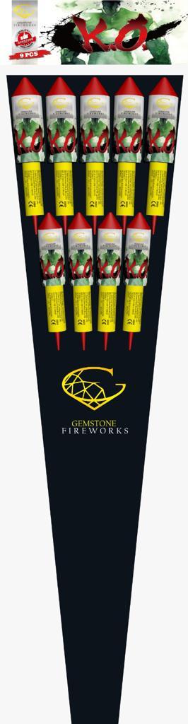 Gemstone Fireworks KO Rockets - 306
