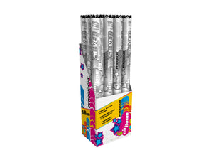 Trafalgar 600mm Confetti Cannon Silver ( 12 Pack ) 43015