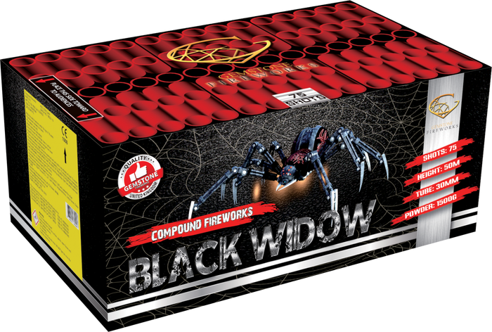 Gemstone Fireworks Black Widow - 713