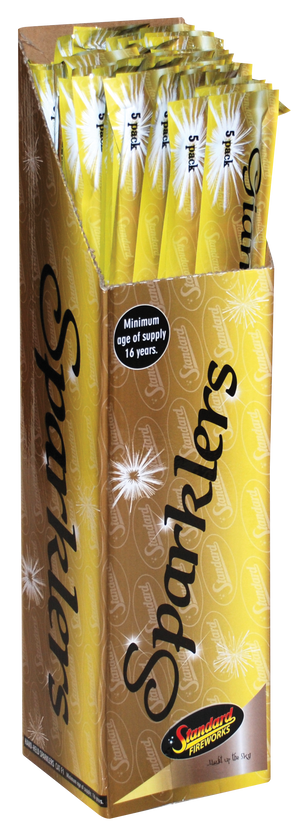 Standard Giant Legacy Sparklers-04085 ( CASE QUANTITY 72 packs/360 sparklers )