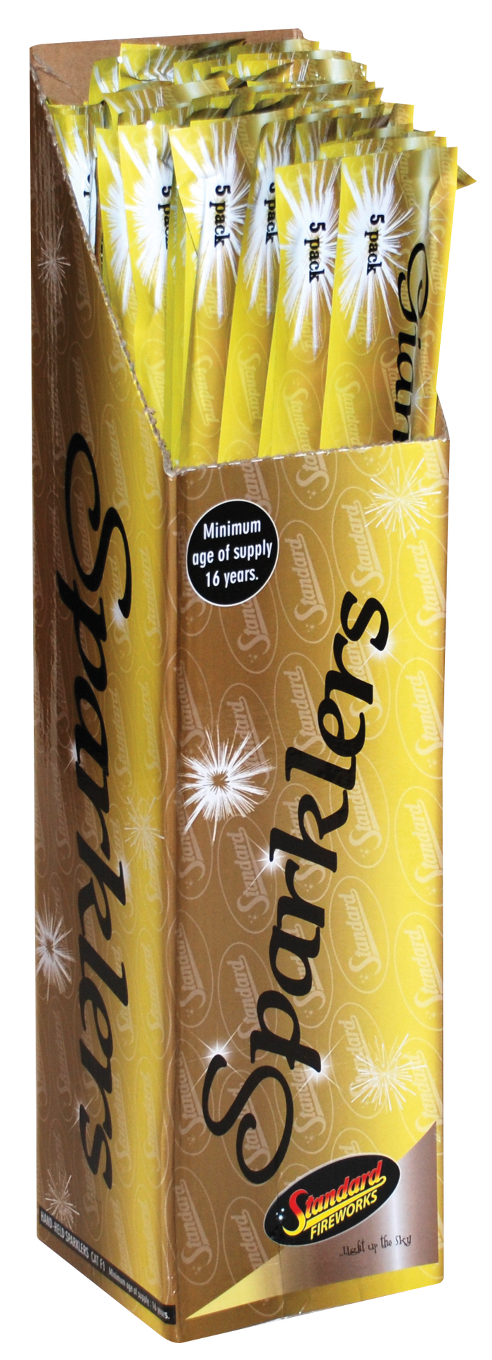 Standard Giant Legacy Sparklers-04085 ( CASE QUANTITY 72 packs/360 sparklers )