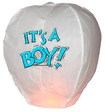 Pyrotex Its A Boy Lantern - SL141