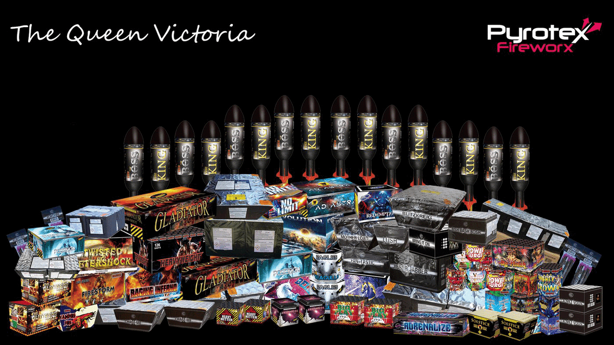 Firework Display Package - The Queen Victoria @ Pyrotex Fireworks